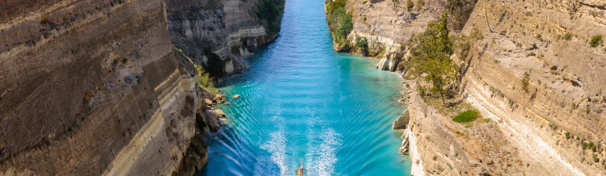 Ancient Corinth and Corinth Canal Half Day Private Tour